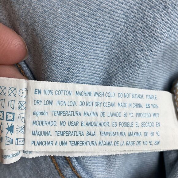 Forever 21 Jacket Women’s Small Light Wash Denim - Picture 4 of 5